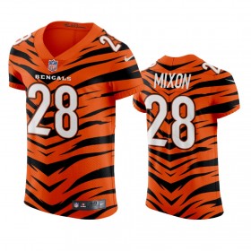 Miesten Cincinnati Bengals NFL Pelipaita Joe Mixon 28 Orange City Edition